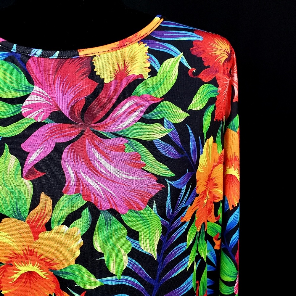 🆕️ 💐🌴 ROKOKO Boho Floral Midi Folk Dress // (NWOT) - Picture 2 of 8